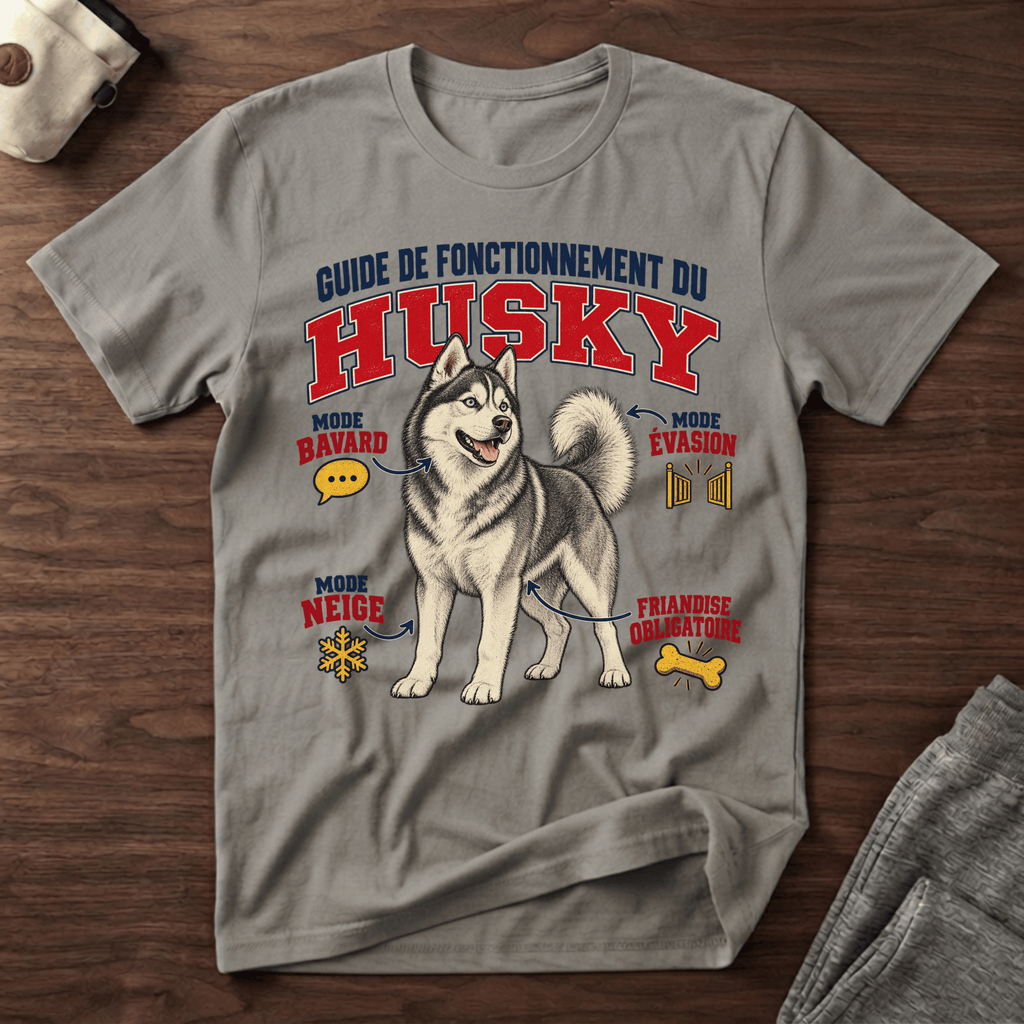 Guide de Fonctionnement du Husky - T-Shirt