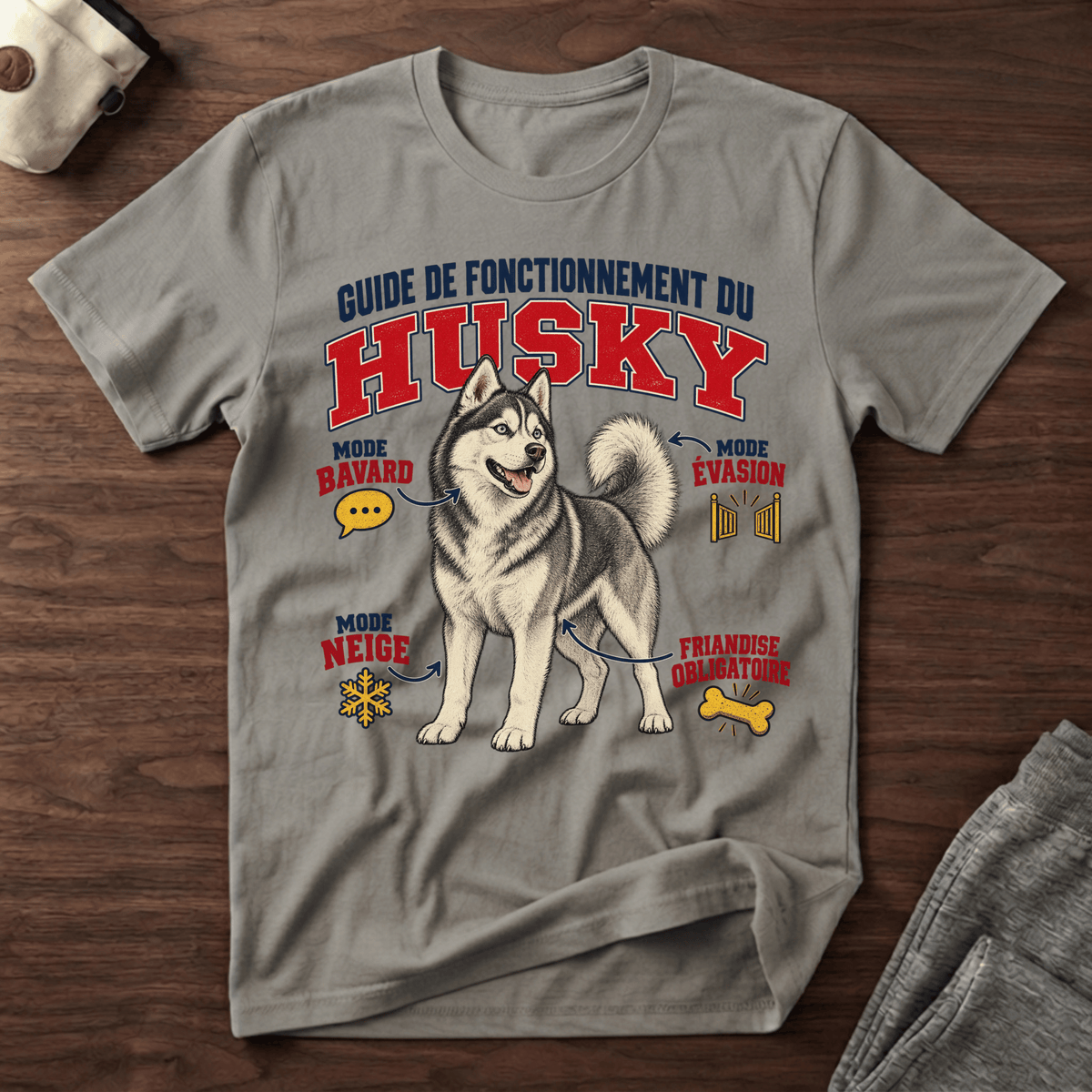 Guide de Fonctionnement du Husky - T-Shirt