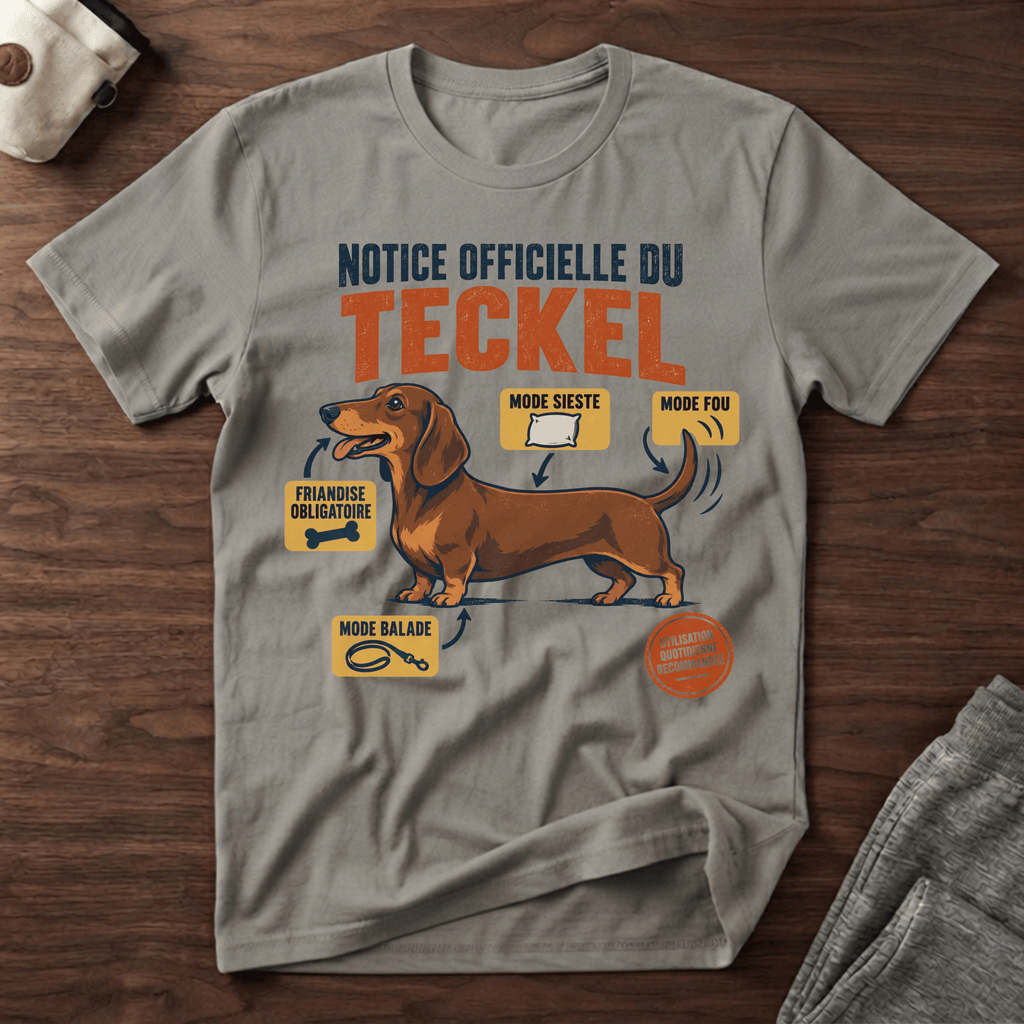 Notice officiel du Teckel - T-Shirt