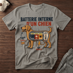 Batterie interne d'un chien - T-Shirt