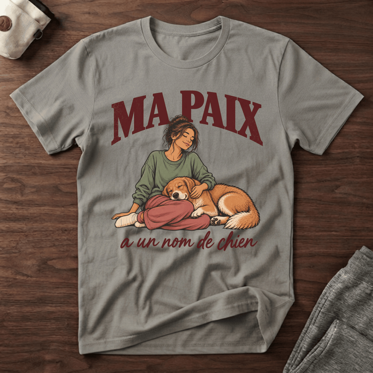 Ma paix a un nom de chien - T-Shirt