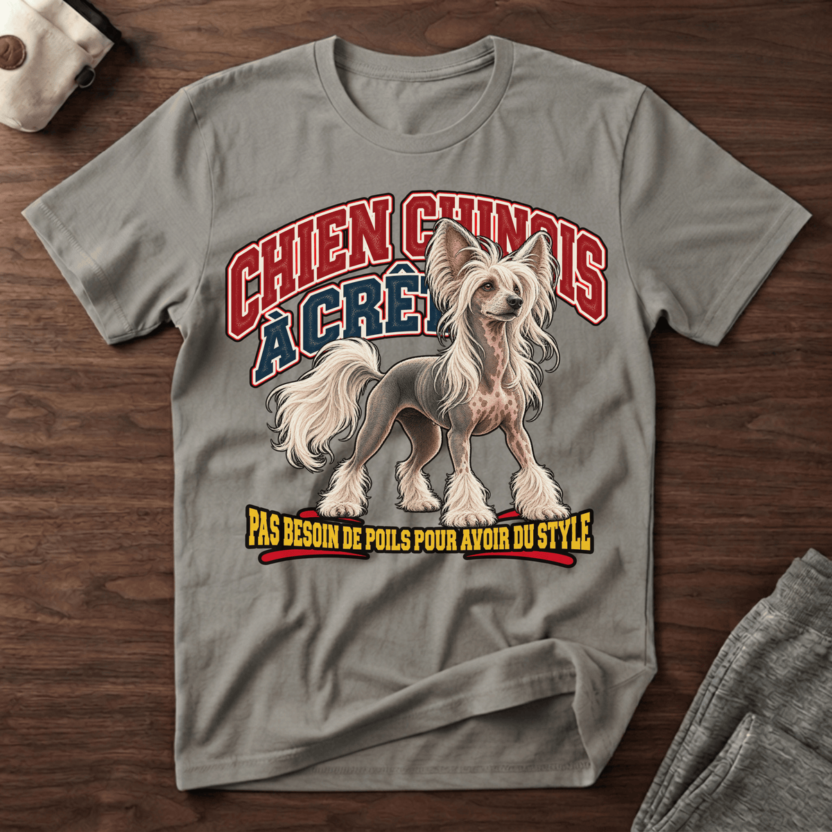 Chien Chinois à Crête - T-Shirt