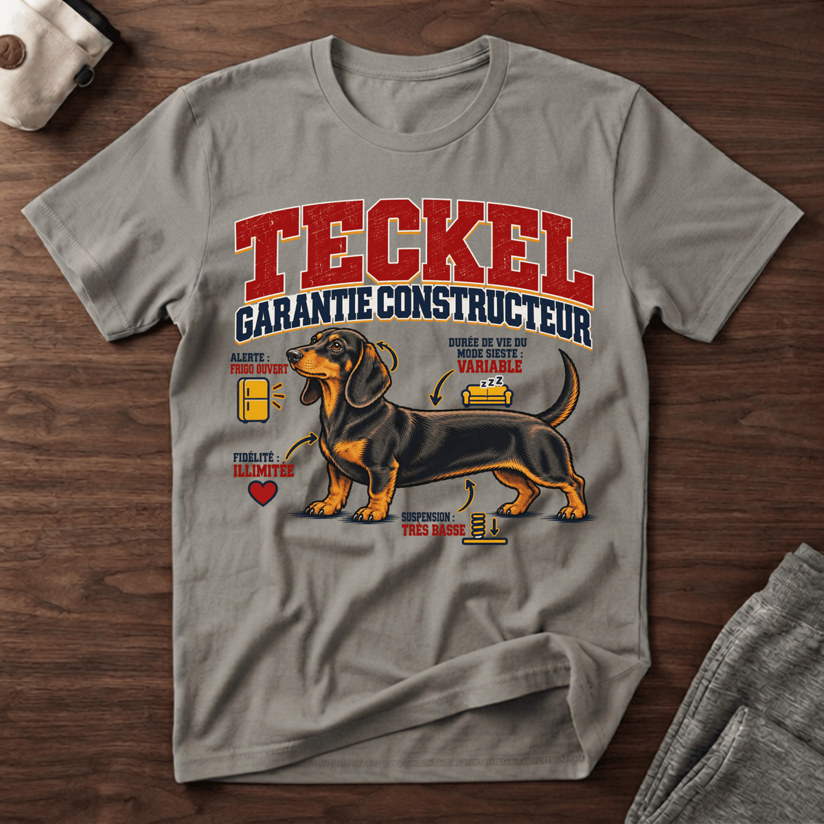 Teckel garantie constructeur - T-Shirt