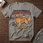 Guide de fonctionnement du Golden Retriever - T-Shirt