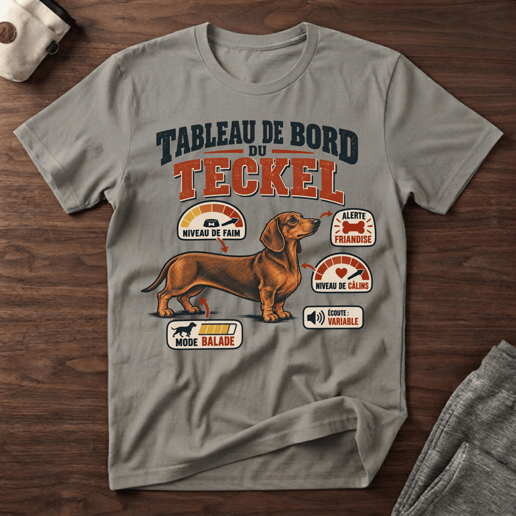 Tableau de bord du Teckel - T-Shirt