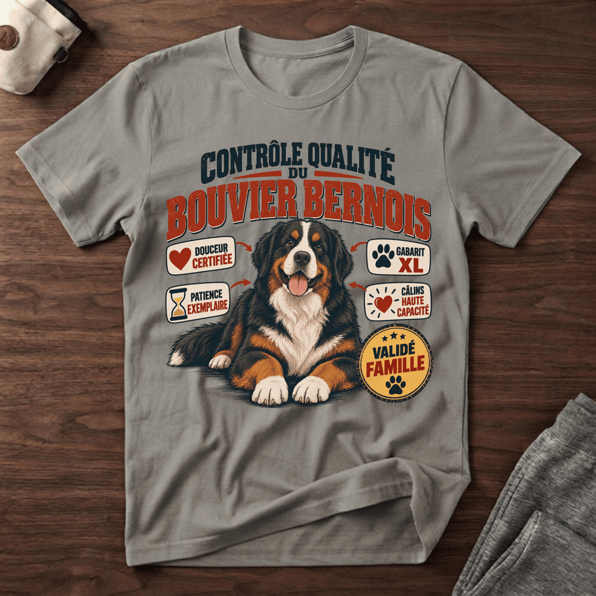 Contrôle qualité du bouvier bernois - T-Shirt