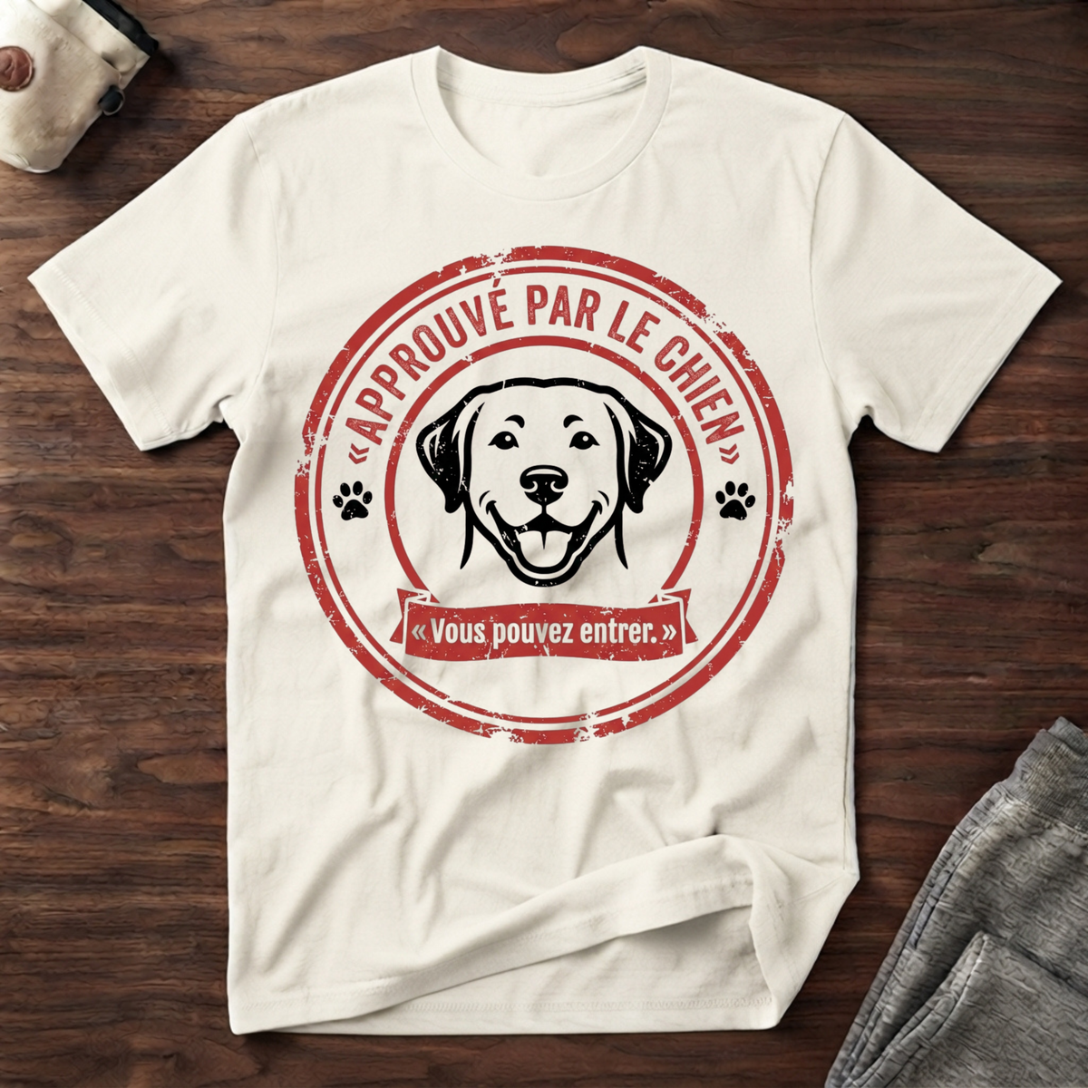 T-Shirt — Approuvé par le Chien