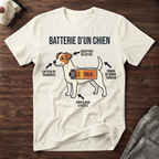 Batterie d'un chien - T-Shirt