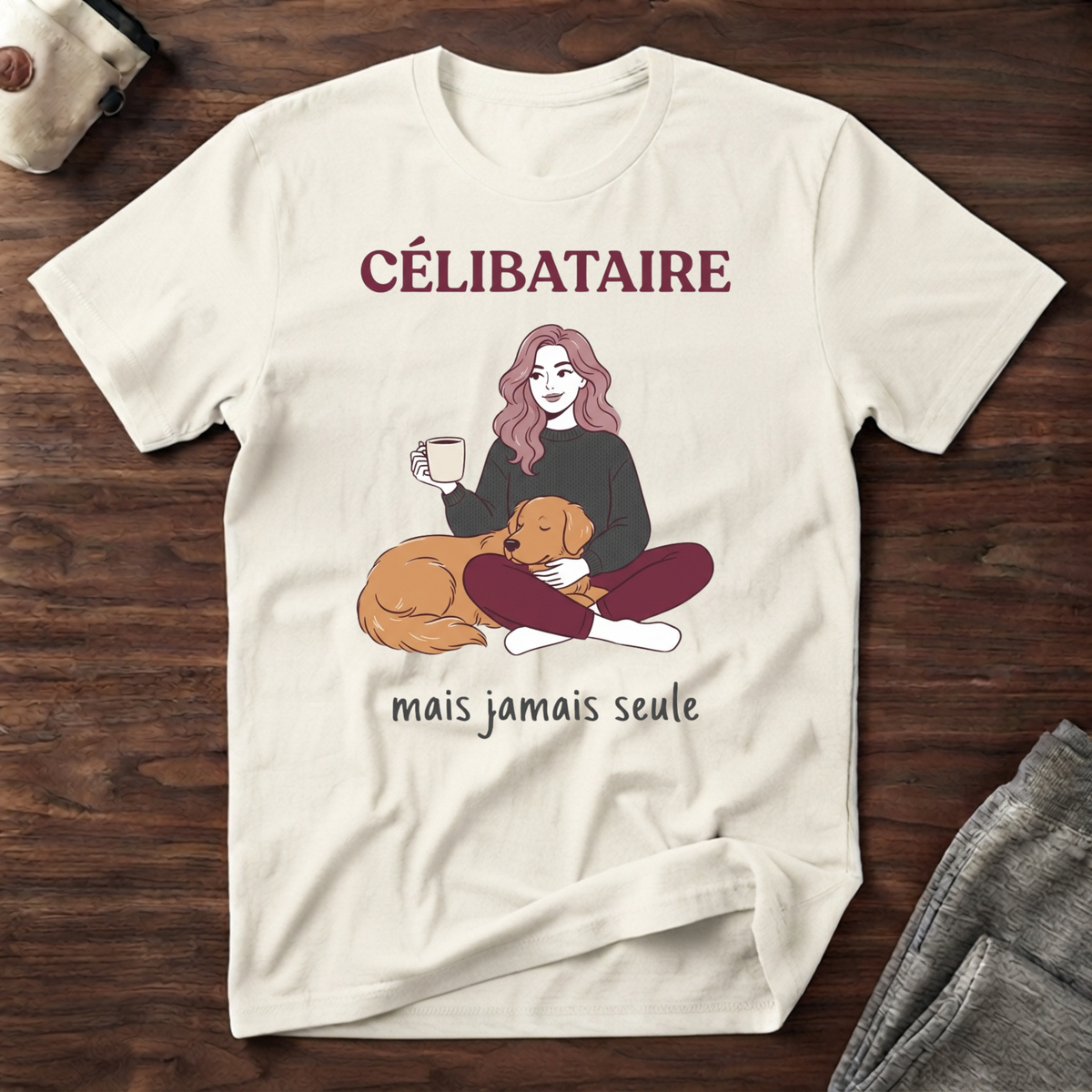 T-Shirt — Célibataire, mais jamais seule