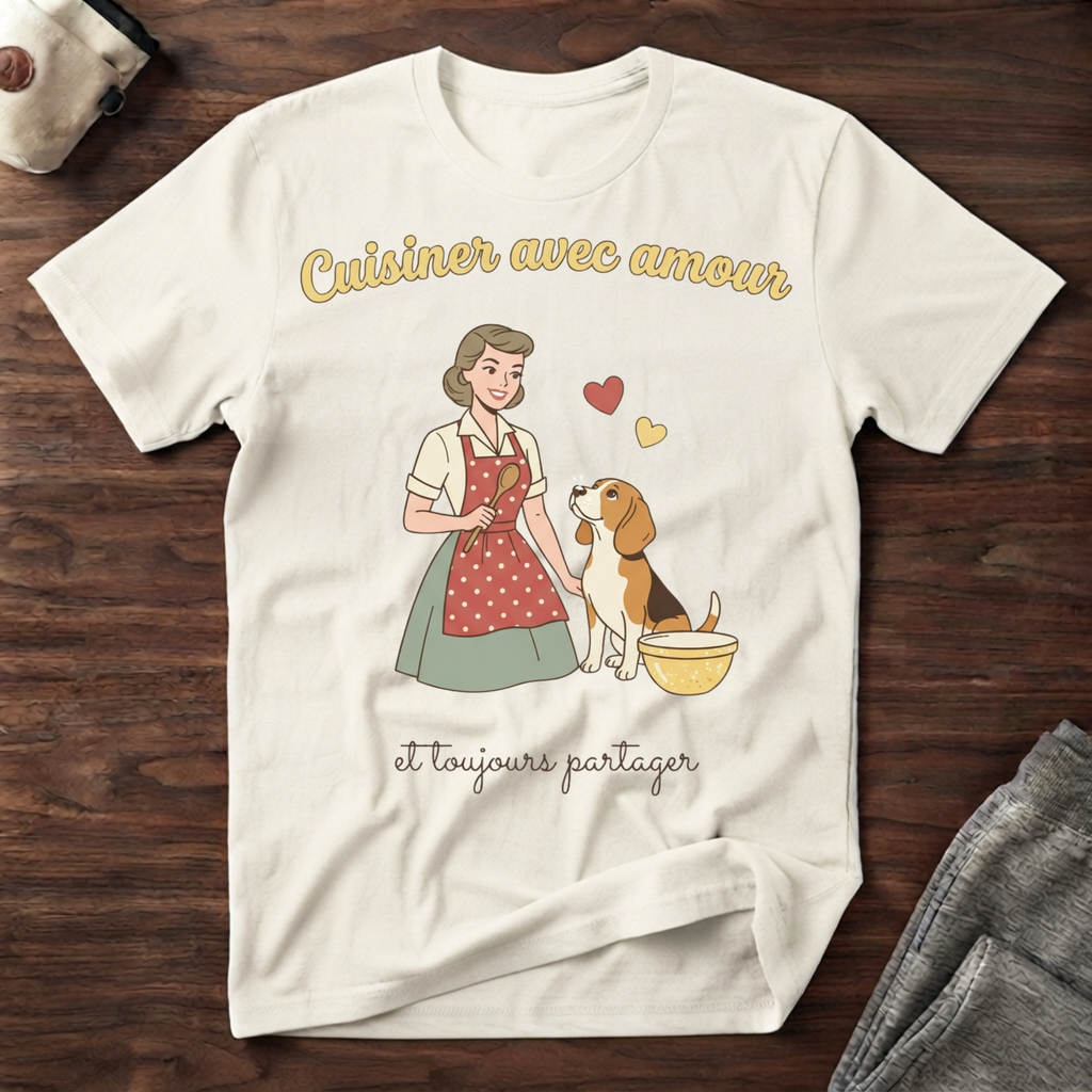T-Shirt — Cuisiner avec amour