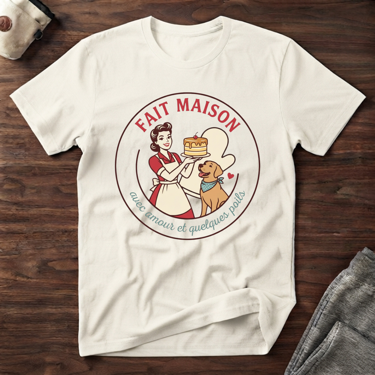 T-Shirt — Fait Maison, avec amour et quelques poils
