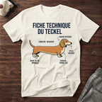 Fiche technique du teckel - T-Shirt