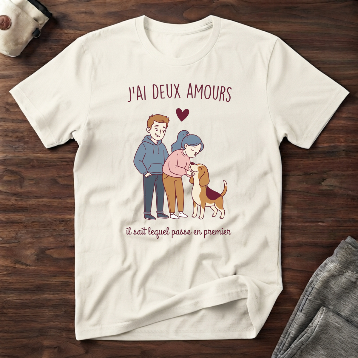 T-Shirt — J'ai Deux Amours...