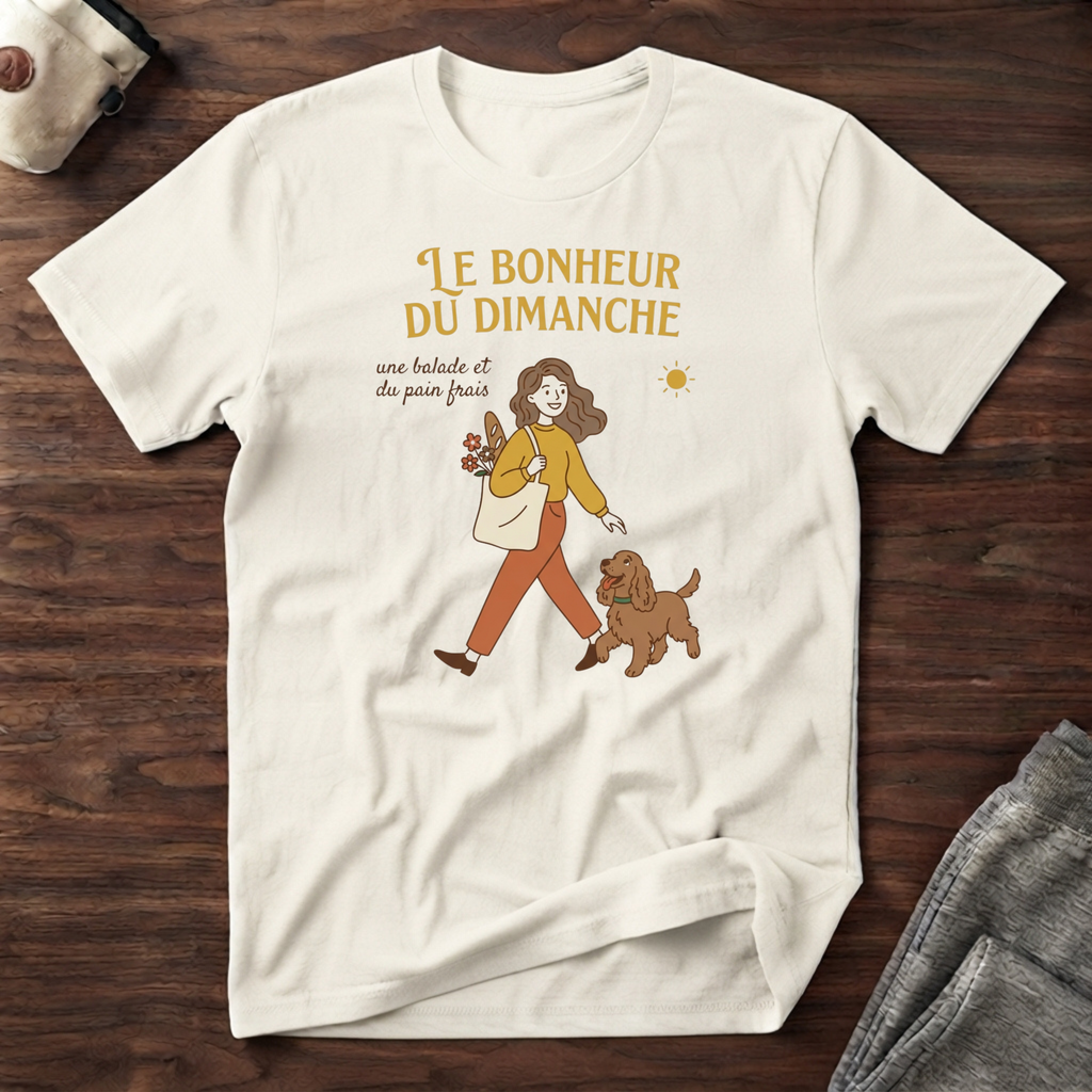T-Shirt — Le bonheur du Dimanche...