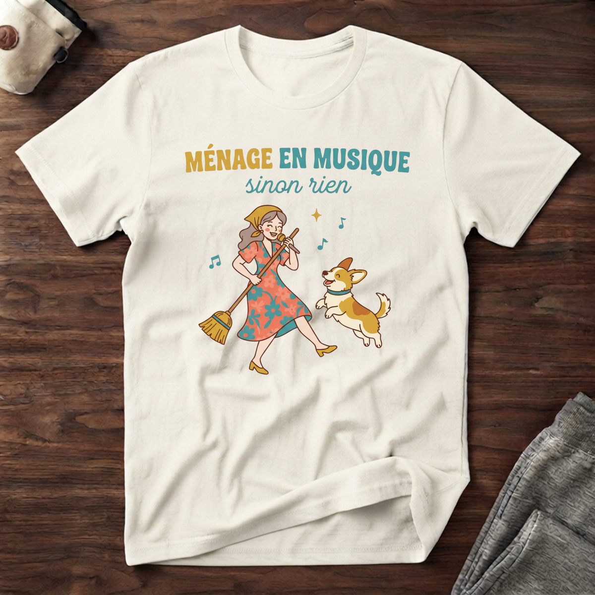 T-Shirt — Ménage en musique, sinon rien