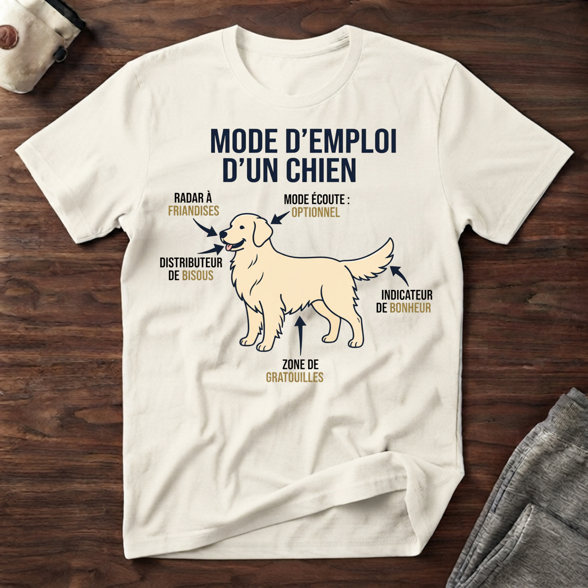 Mode d'emploi d'un chien - T-Shirt