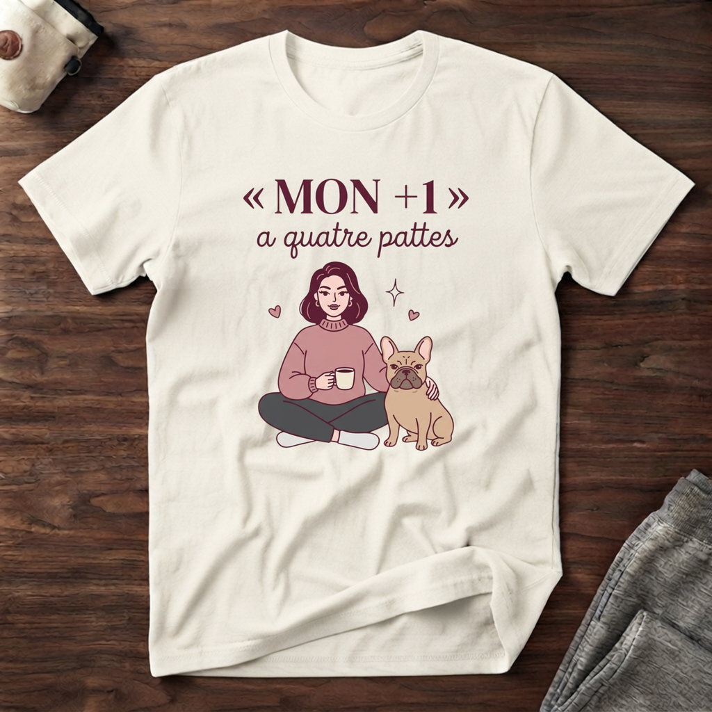 Mon +1 a quatre pattes - T-Shirt