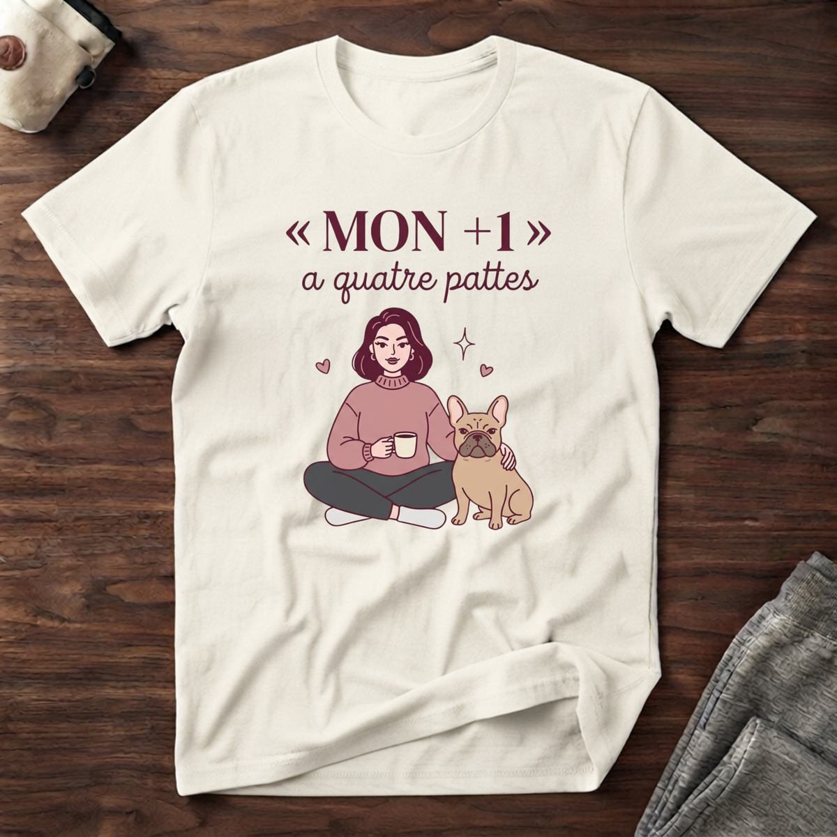 Mon +1 a quatre pattes - T-Shirt