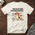 Tableaux de bord d'un chien heureux - T-Shirt