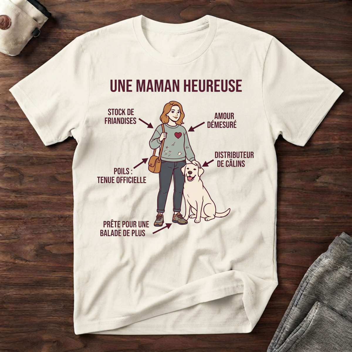 Une maman heureuse - T-Shirt