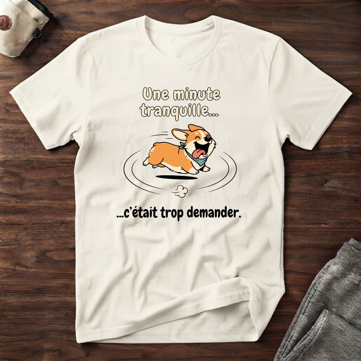 T-Shirt — Une minute tranquille... c'était trop demander