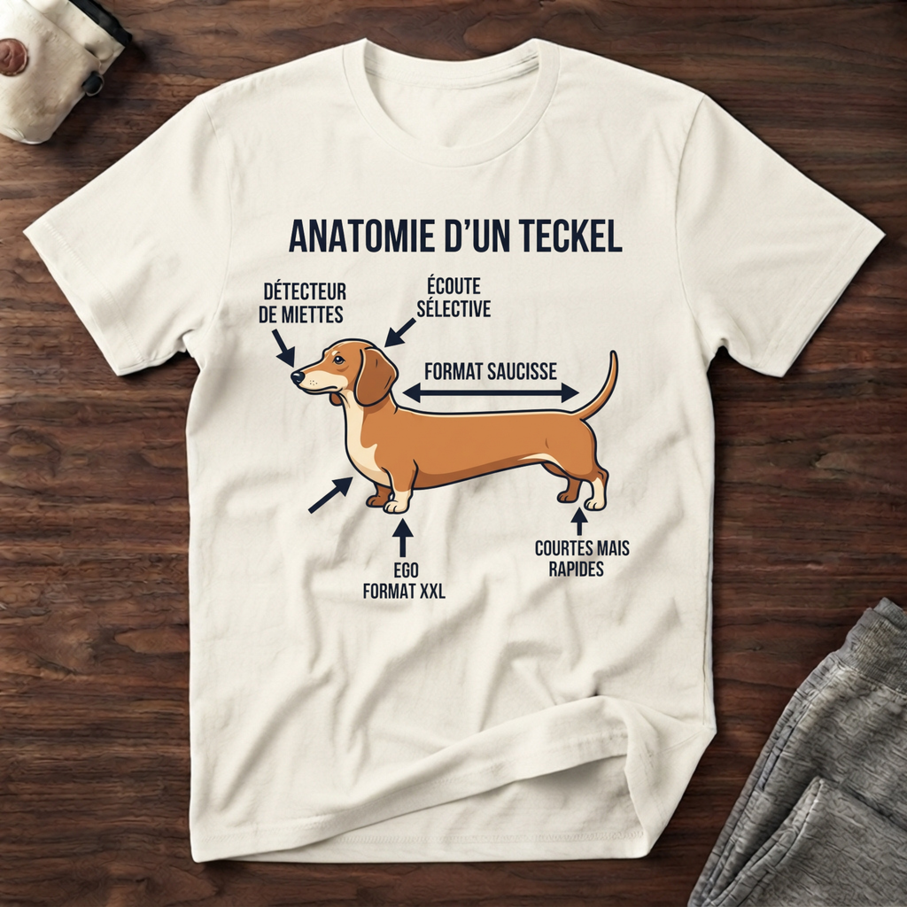 Anatomie d'un Teckel - T-Shirt