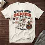 Tableau d'énergie du dalmatien - T-Shirt