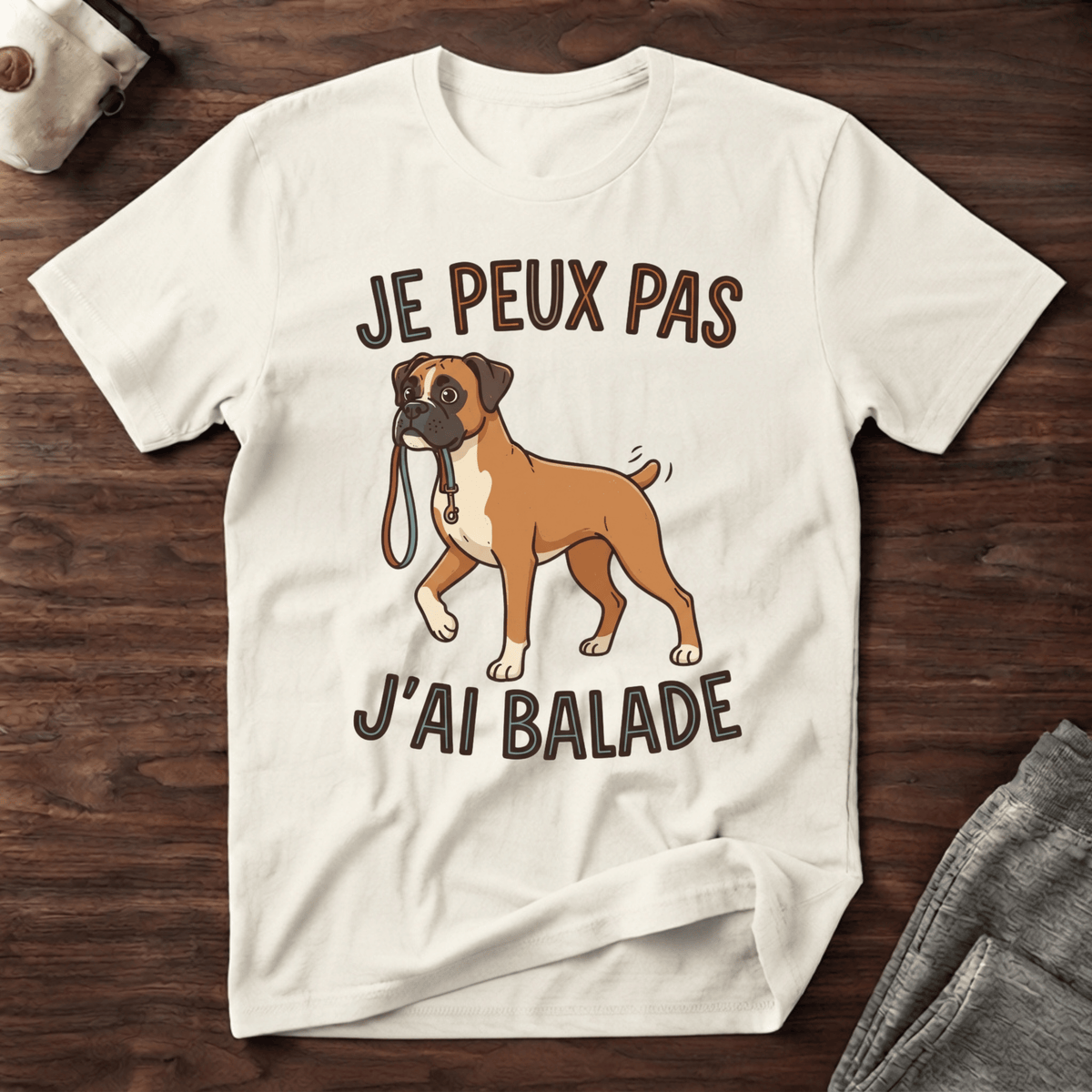 Je peux pas j'ai balade / Boxer - T-Shirt