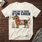 Tableau de bord d'un chien - T-Shirt
