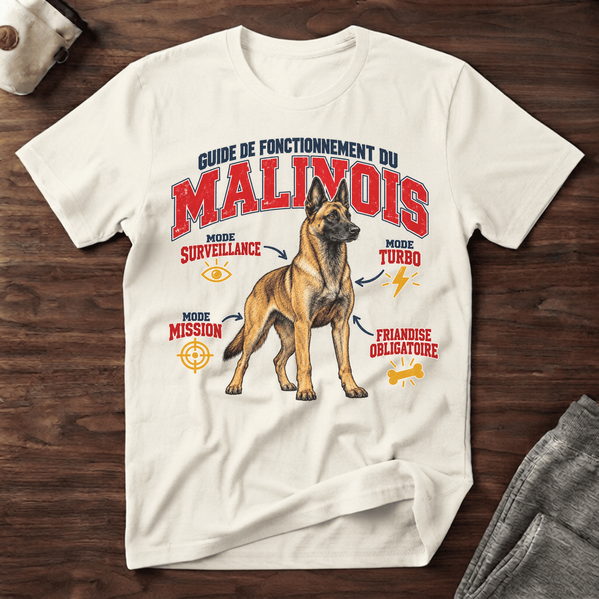 Guide de Fonctionnement du Malinois - T-Shirt