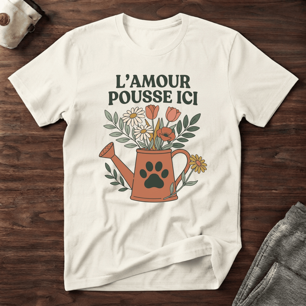 L'amour pousse ici - T-Shirt