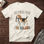 Je peux pas j'ai balade / Beagle - T-Shirt