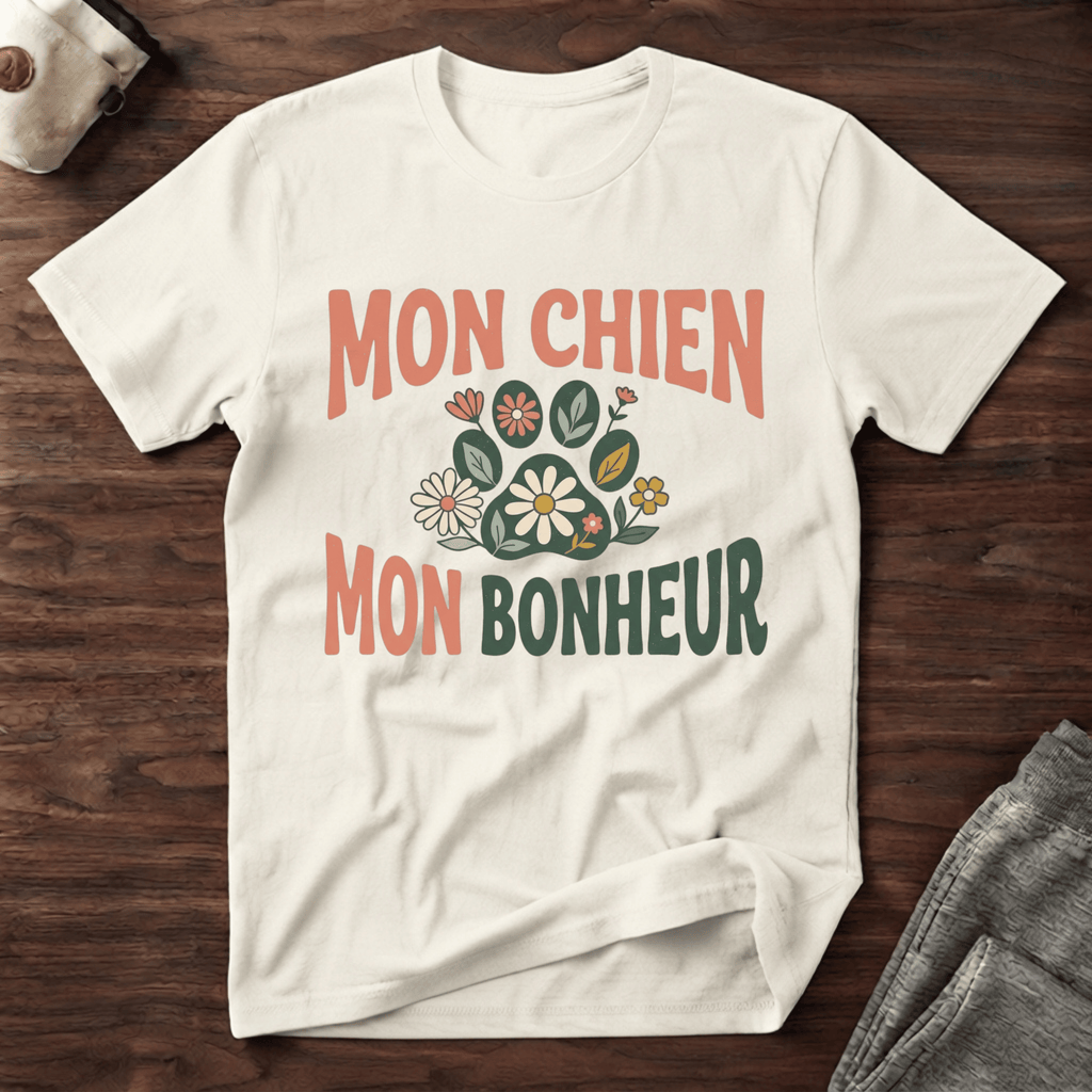 Mon chien / Mon bonheur - T-Shirt