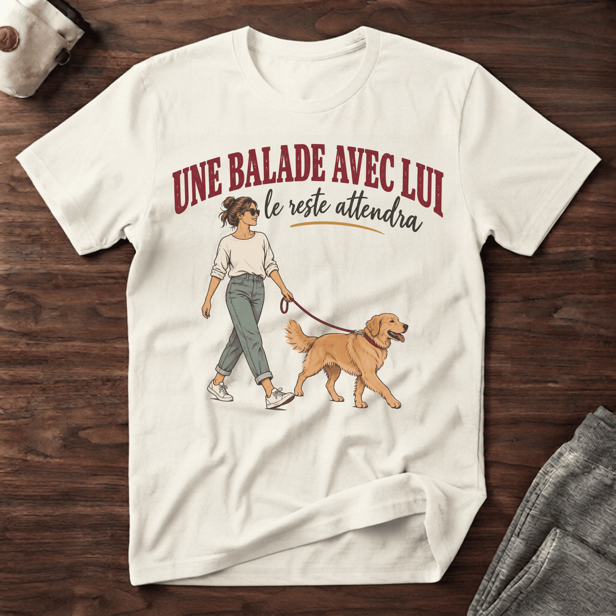 Une balade avec lui - T-Shirt