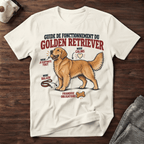 Guide de fonctionnement du Golden Retriever - T-Shirt