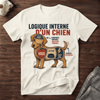 Logique interne d'un chien - T-Shirt