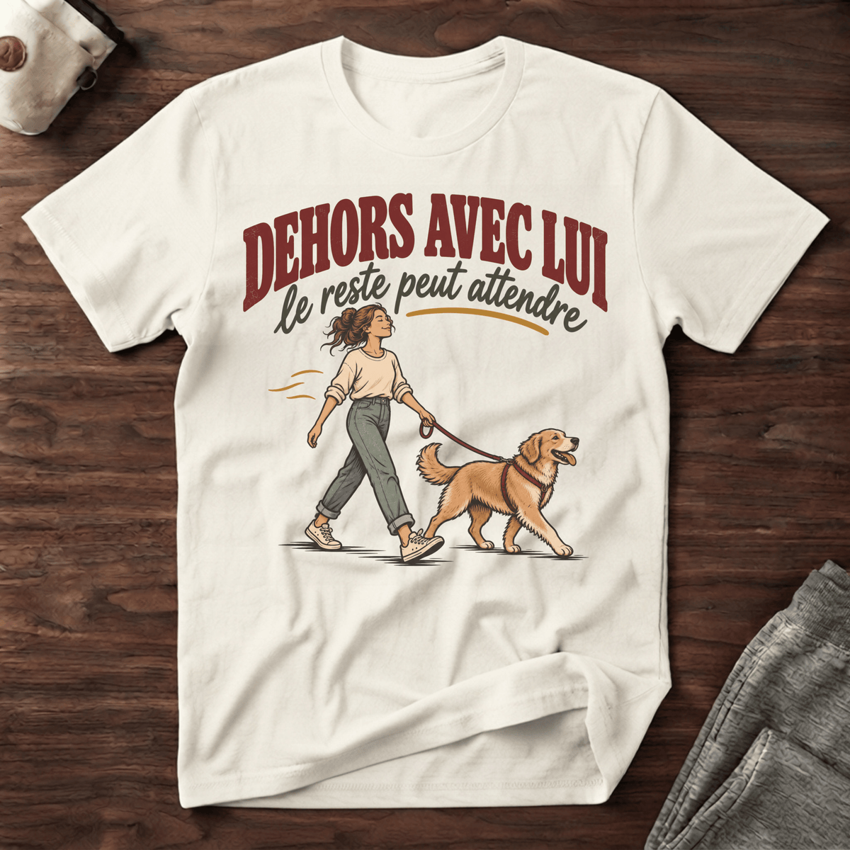 Dehors avec lui - T-Shirt