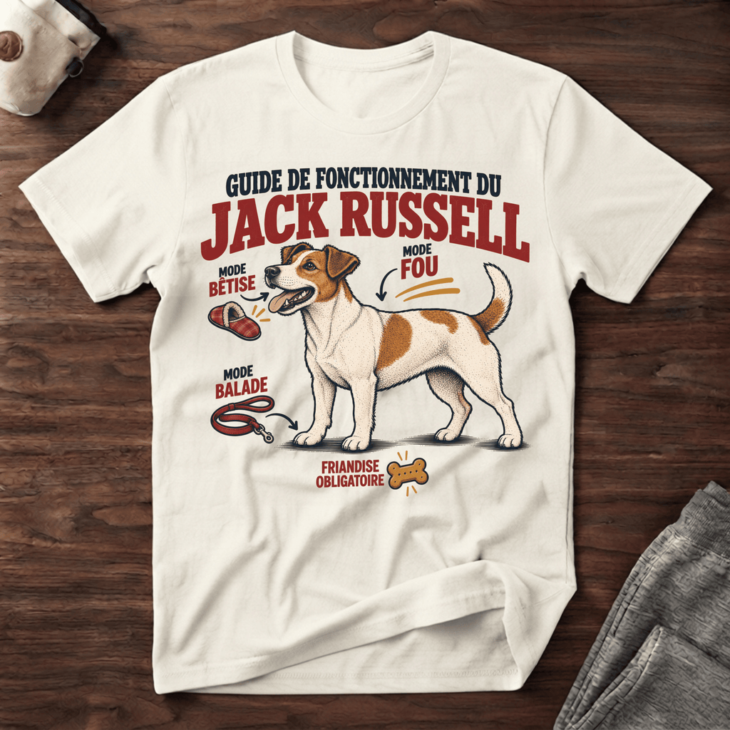 Guide de fonctionnement du Jack Russel - T-Shirt