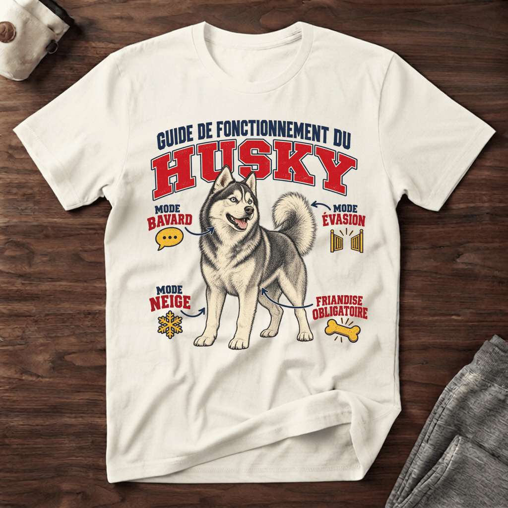 Guide de Fonctionnement du Husky - T-Shirt