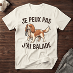 Je peux pas j'ai balade / Cavalier King Charles - T-Shirt