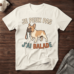 Je peux pas j'ai balade / Bouledogue - T-Shirt