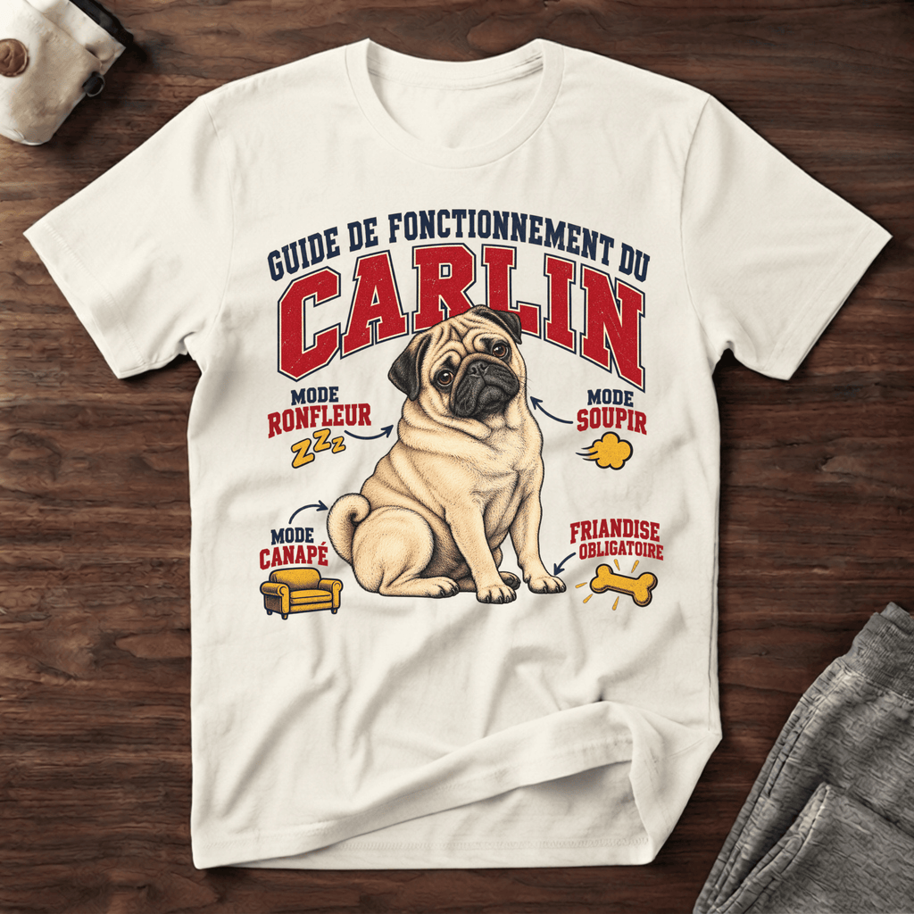 Guide de Fonctionnement du Carlin - T-Shirt