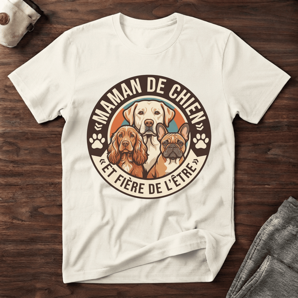 Maman de chien... - T-Shirt