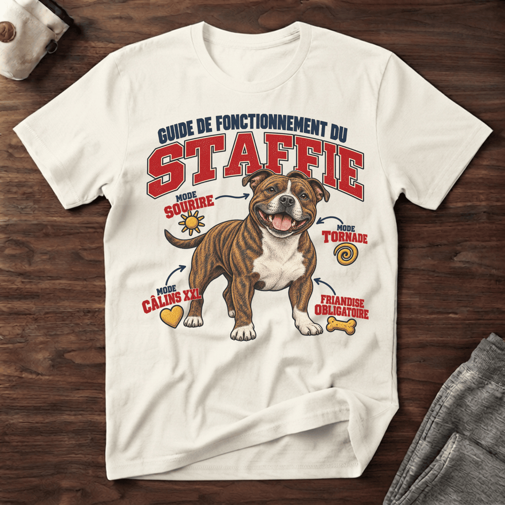 Guide de Fonctionnement du Staffie - T-Shirt