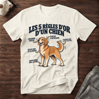 Les 5 règles d'or d'un chien - T-Shirt