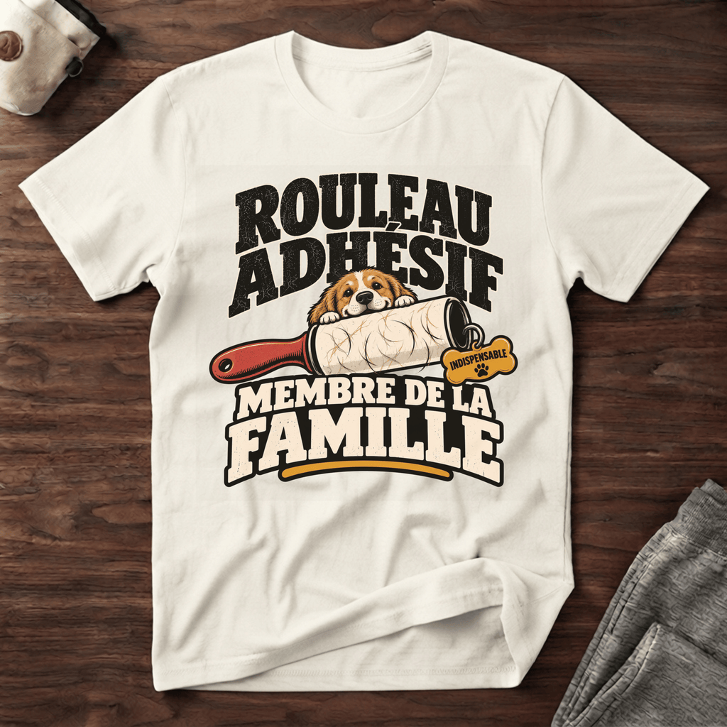 Rouleau adhésif / Membre de la famille - T-Shirt