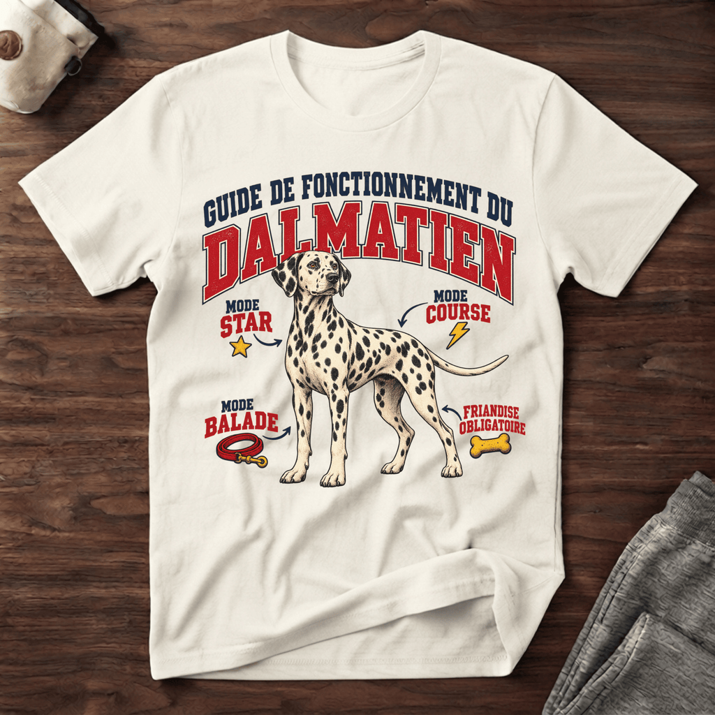 Guide de Fonctionnement du Dalmatien - T-Shirt