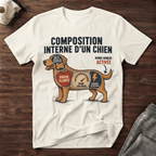 Composition interne d'un chien - T-Shirt