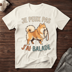 Je peux pas j'ai balade / Spitz Nain - T-Shirt