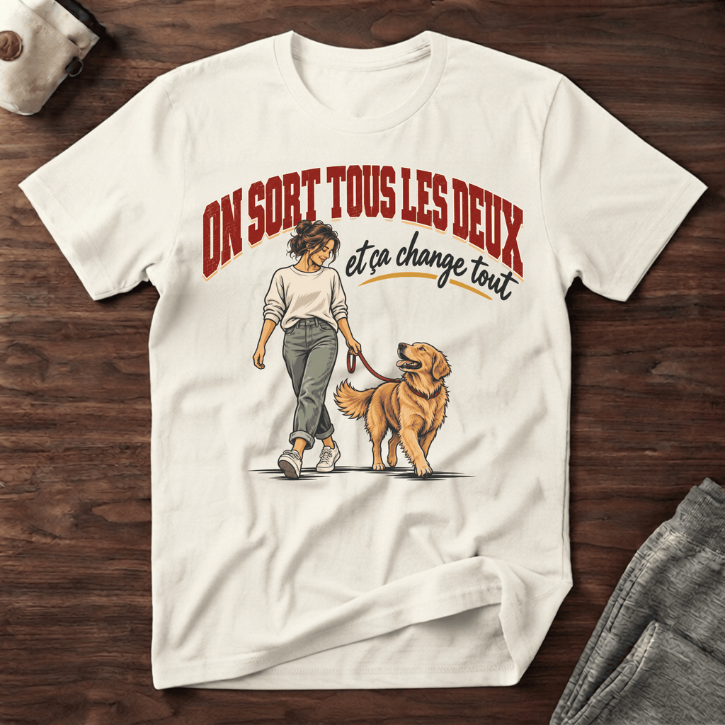On sort tous les deux - T-Shirt
